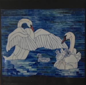 Wild Love: Mute Swans tile